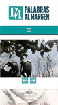 Mobile Screenshot of palabrasalmargen.com